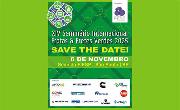 Brasil discute transição sustentável do transporte no XIV Frotas & Fretes Verdes 2025