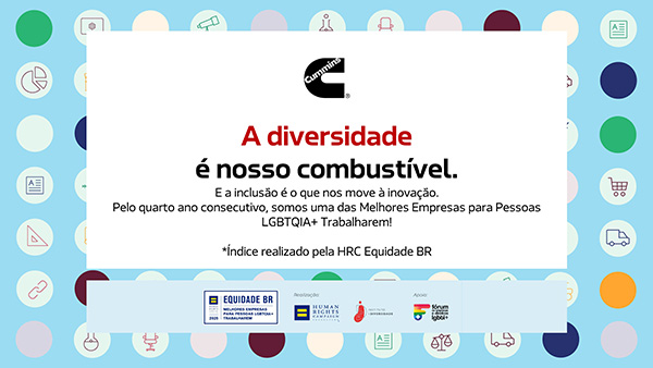 Cummins Brasil é reconhecida entre as Melhores Empresas para Pessoas LGBTQIA+ Trabalharem no País
